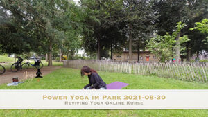 Power Yoga im Park 30-08-2021