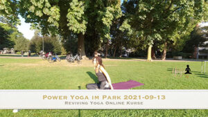 Power Yoga im Park 13-09-2021